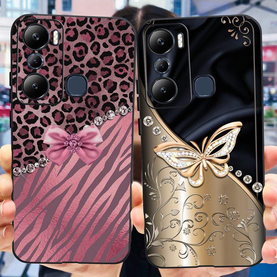 For Infinix Hot 20i 20 Play 20s Play Hot20 Phone Case Soft Liquid Silicone Bumper Shell Marble Cute Fashion Fundas For Hot20i