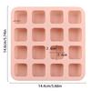 16-Cavity Square Silicone Candy Mold for Chocolate Truffles Fat Bombs Keto Snacks Gummy Jelly Wax Melts Ice Cub Tray