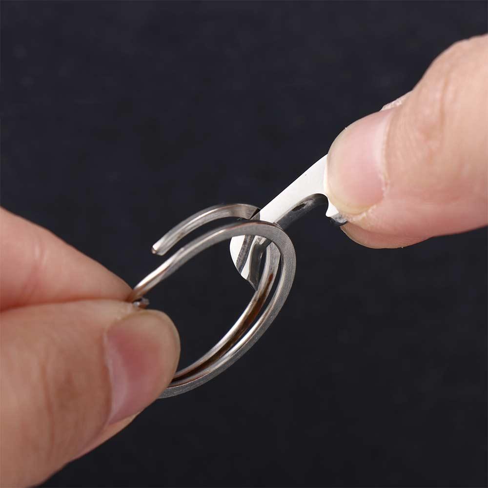 Outdoor Multifunction Utility Gadget Pocket Tool Hiking Keyring Opener Bottle Opener EDC Tools