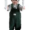 Korean Retro Corduroy Overalls for Infants - Cute & Versatile Autumn/Winter Jumpsuit for Boys & Girls