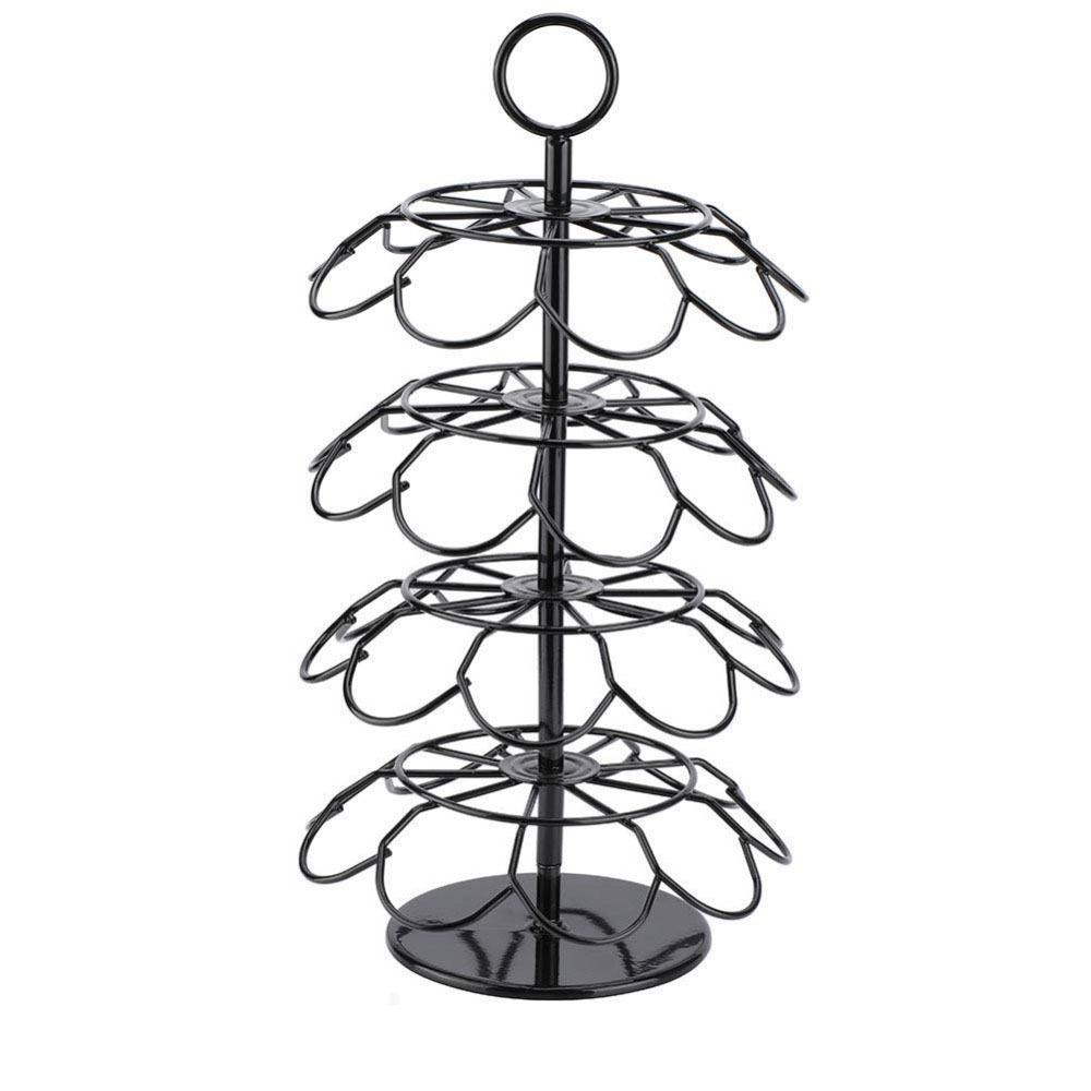 360 Degree Rotates Rotatable Coffee Pod Holder Holds 36 Pods Capsule Display Rack Cafe Shop