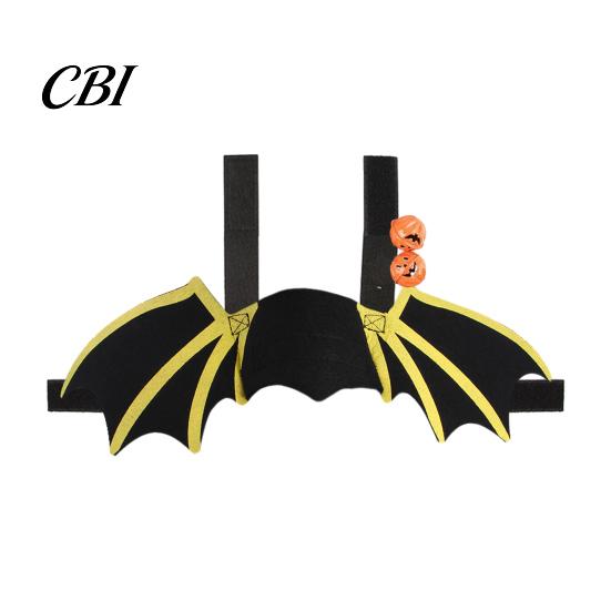 Cute Cat Bat Costume Halloween Pet Wings, Costume, Skeleton Wings Creative Dog Suit with Bells, Festive Apparel for Cats Dogs Cosplay Party