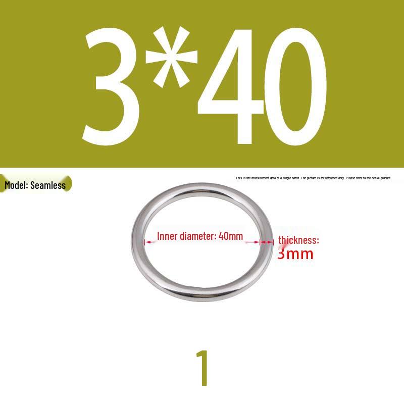 304 Stainless Steel Seamless O-Ring for Lifting and Hammock Yoga Connection