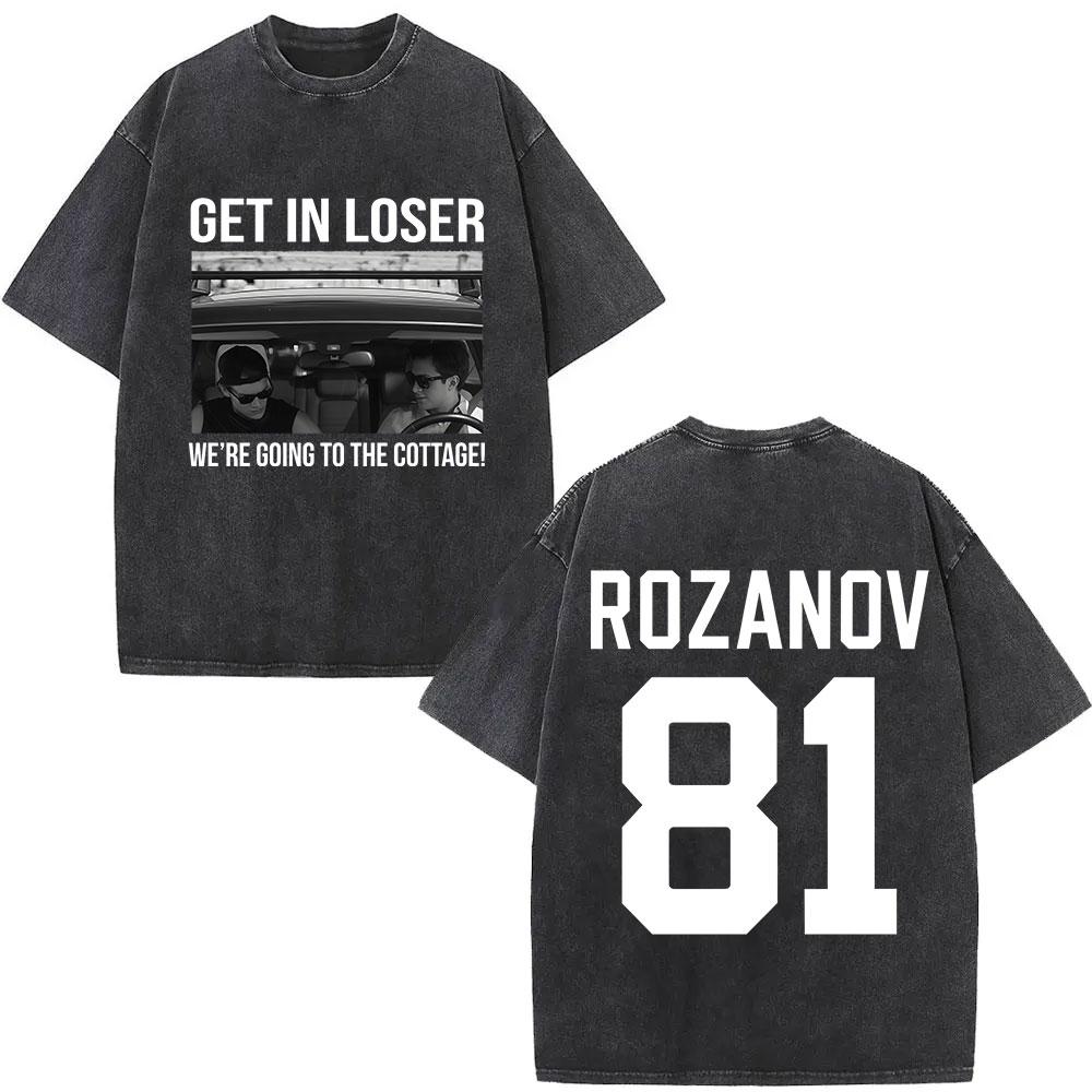 Vintage Washed Ilya Rozanov 81 Graphic T Shirts Hot Heated Rivalry Movie Fans Gift Tshirt Mens 100 Cotton Short Sleeve Tshirt