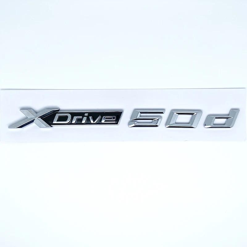 Xdrive 50i 50d 55i 55d Auto Kotflügel Emblem Kofferraum Emblem Aufkleber Für BMW X1 X3 X4 X5 X6 X7 Logo Zubehör yk2