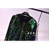 New Sequined Jacket Small Coat Round Neck Long Sleeves Versatile Short Hong Kong Style Chic Top Baseball Uniform for Women