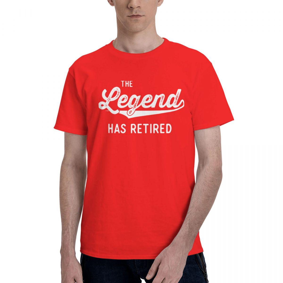 The Legend Has Retired 100 Cotton Casual Breathable Confortable Clothes Funny Mens TShirt Graphic Tee S