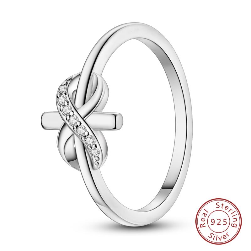 Popular Glow In The Dark Rings For Women 925 Silver Star Moon Sun Rings Sparkling Cubic Zircon Exquisite Jewelry Gifts