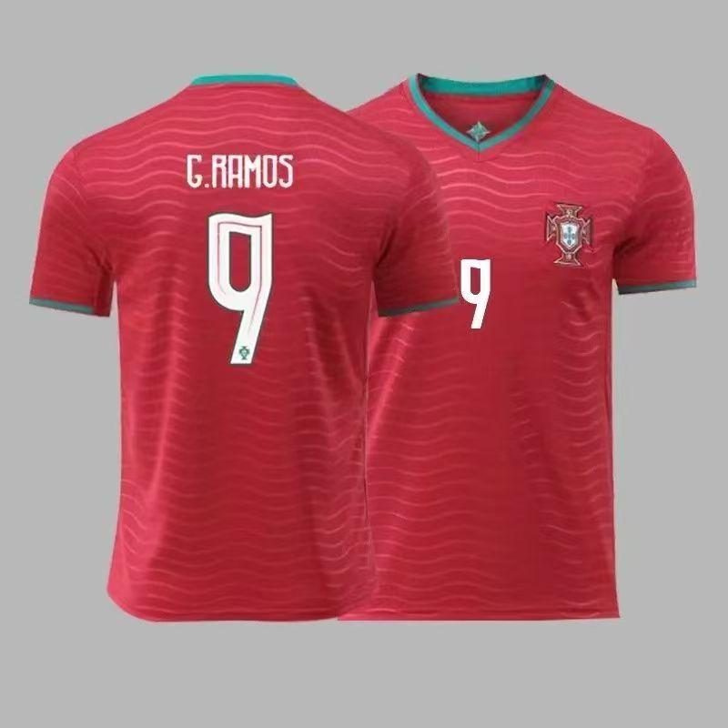 2026 World Cup Portugal Home and Away Jersey No. 7 Felix B Fei B Seat Football Jersey Fan Version