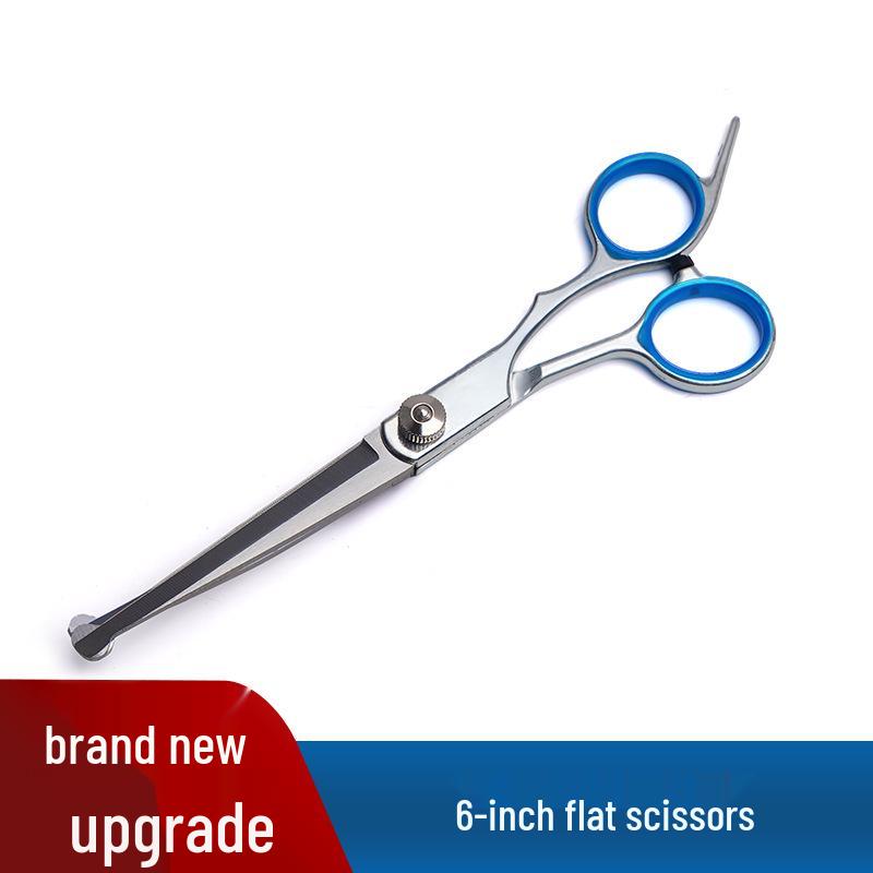 Professional Pet Grooming Scissors Set for Dogs – Ideal for Trimming Teddy, Pomeranian, and Samoyed Coats