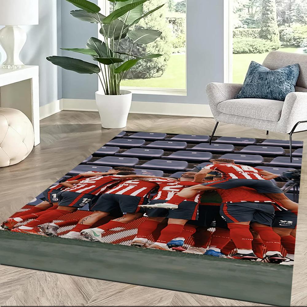 Atletico Madrid Carpet Perfect For Outdoor Decorate Room Dormitory Dining Room Antislip Rug Decorate Offices Best For Christmas