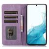 For Samsung Galaxy S25/S24 Wallet Phone Cover TPU+PU Leather Slim-Fit Phone Case with Stand