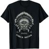 Seneca Nation Native American Indian Respect Skull Pride T-Shirt
