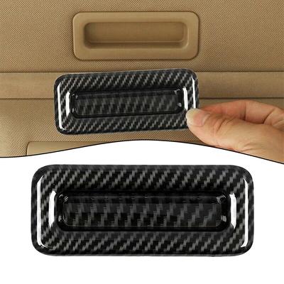 BMW 3 Serisi E90 2005-2012 Karbon Fiber Görünümlü İç Tavan Penceresi Kolu Kapağı Döşeme Araba Tavan Penceresi Kolu Çerçevesi