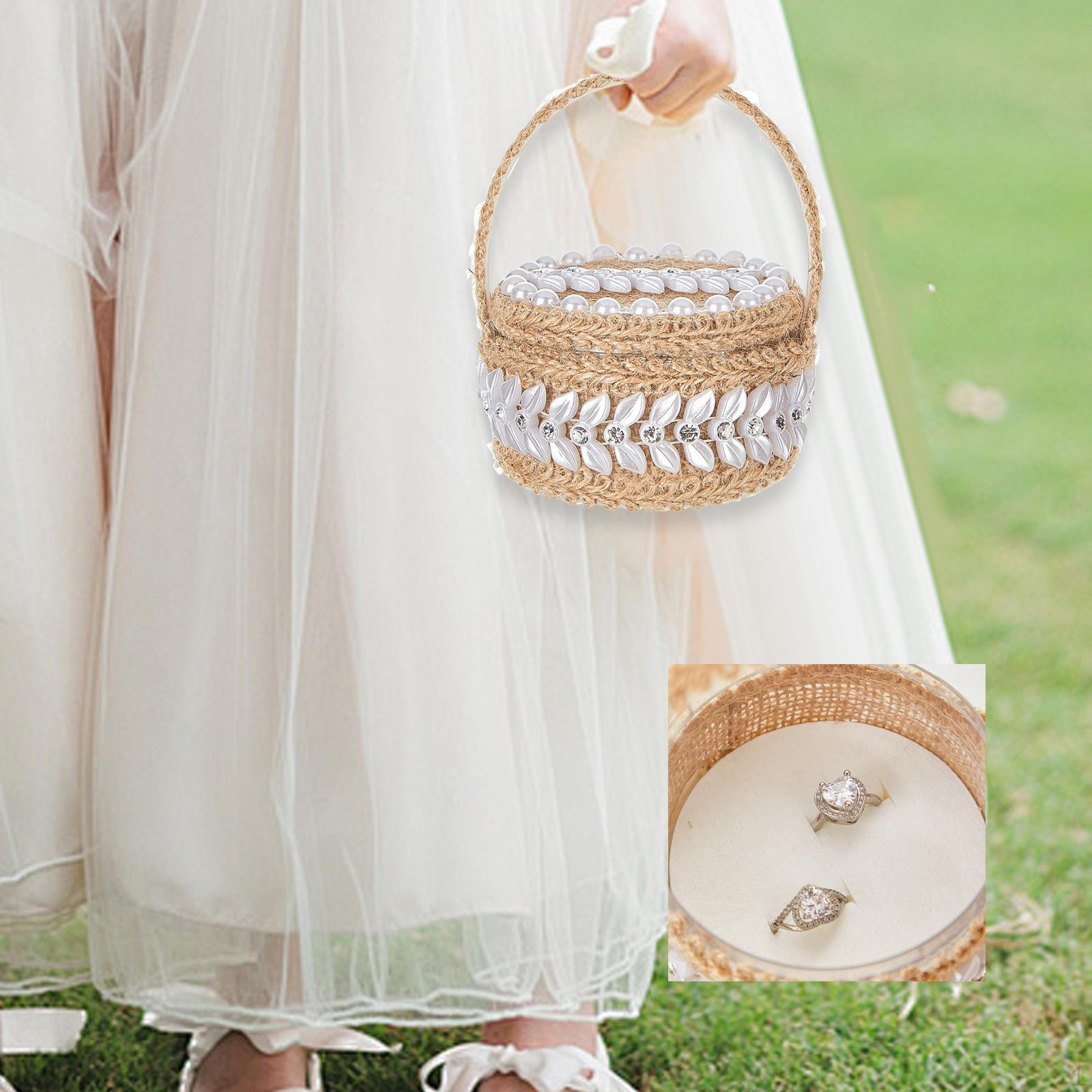 

Свадебная подарочная коробка для невесты, портативная, элегантная, с 2 отделениями, аксессуары для празднования