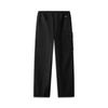 Li Ning Outdoor CF Water Sports Loose Straight Leg Pants Women pants Black AYKW406-4
