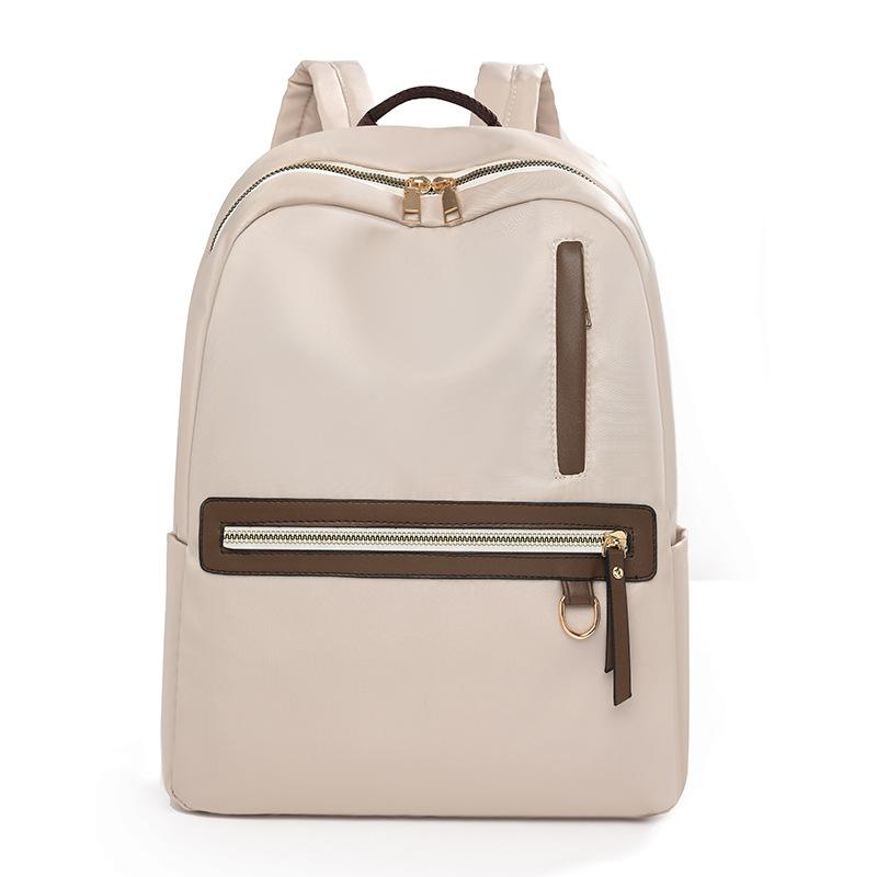 

Женский рюкзак Модный и простой сумка для компьютера Дорожная сумка большой вместимости бежевый