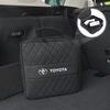 Car Storage Bag Leather Organizer Case For Toyota Hilux Aygo Yaris Ractis Corolla Car Rechargeable Gun Storage Box Keychain
