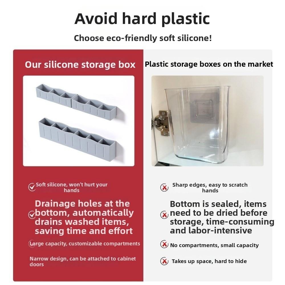 Reusable Straw Storage Rack Multifunctional Cabinet Door Storage Container  Coffee Shop