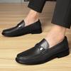 Fashion Luxury Brand Mens Summer Cowhide Breathable Casual Leather Shoes Fashion New Men Comfortable Hollow Out Business Leisure Loafers