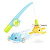 Bath Toy Sets Magnetic Fishing Games Wind-Up Swimming Whales Kids Magnetic Fishing Toy Sets With Fishing Rod Bath Fun Time