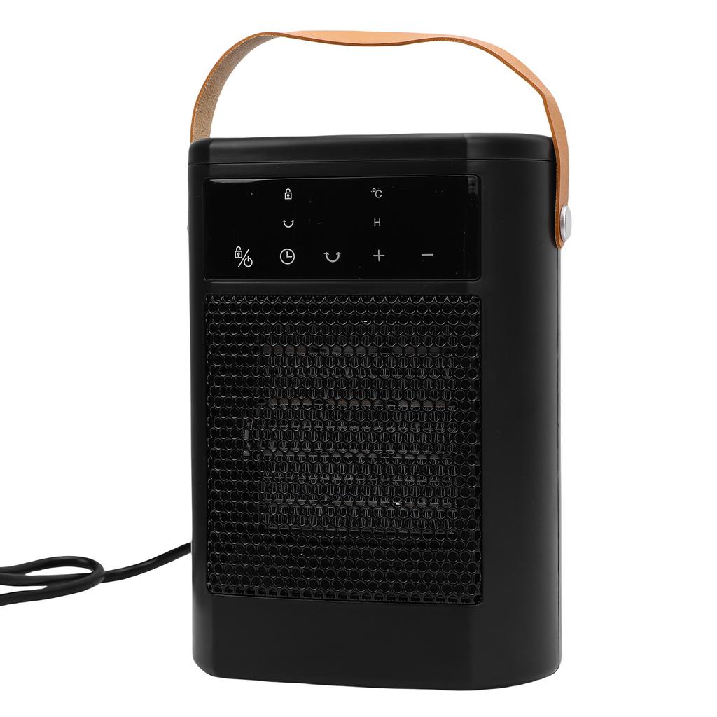 Space Heater 1500W Portable Electric Heater PTC Ceramic Heater with Remote 12H Timer Quiet Touch Screen for Indoor