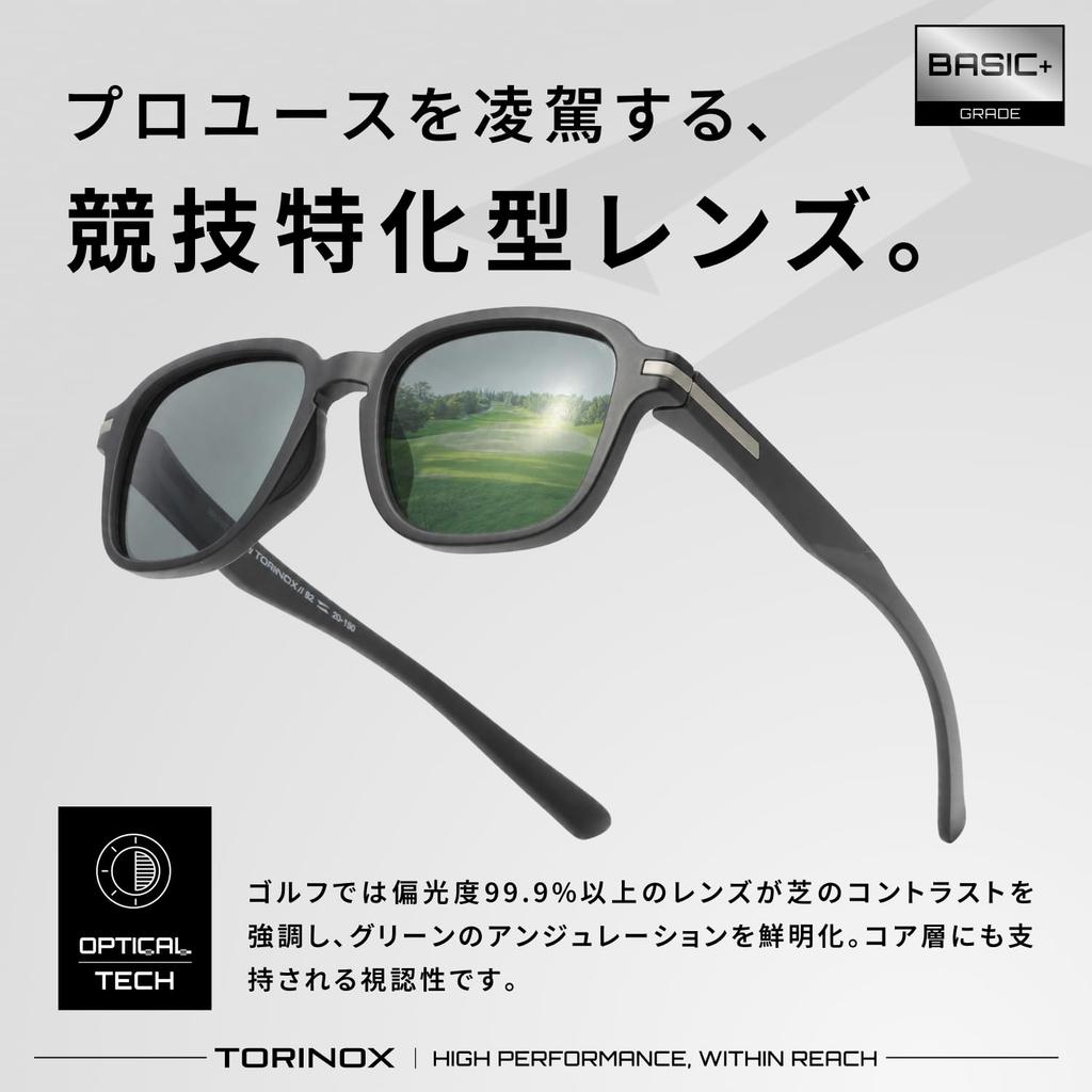 Torinox Sunglasses Men Driving Polarized Lightweight UV400 Fishing Sports Mattblack Black Basic+