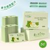 50 Pack Portable Baby Hand & Mouth Cleaning Wet Wipes - Disposable, Individually Wrapped Tissue