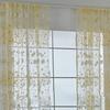 Sheer Curtain Innovative Elegant Translucent Floral Voile Drapes for Living Room Study Room Bedroom