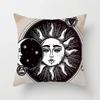 Home Bedroom Living Room Sofa Cushion Cover Decoration Sun Moon Mandala Series Pattern Printing Pillowcase,(4)
