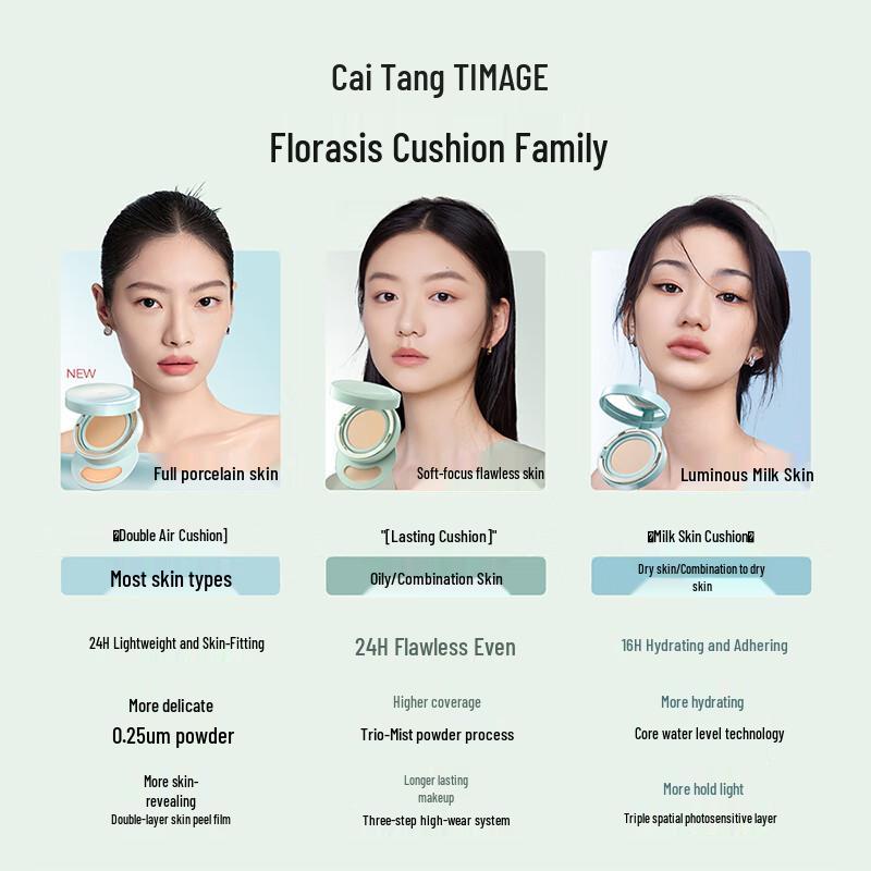 TIMAGE Celebrity Endorsed Long-Lasting Cushion Foundation