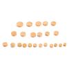 23Pcs Oboe Pads Cork Odorless Soft Good Sealing Wear Resistant Insulated Sound Hole Gasket Replacement