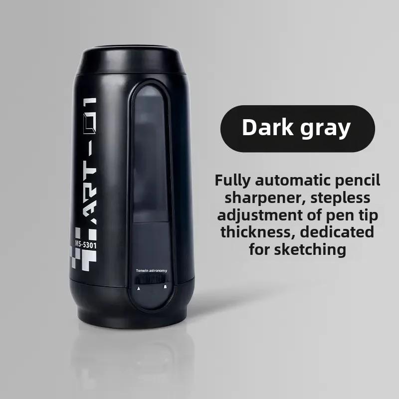 Tenwin Automatic Pencil Sharpener Ms5301 Adjustable Electric Rolling Pen Knife For Sketching Carbon Pencil Tips
