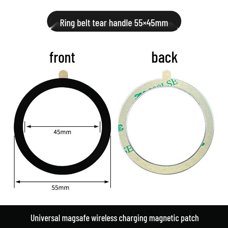 Magnetic Ring for Wireless Charging - Metal Sticker for MagSafe Compatibility