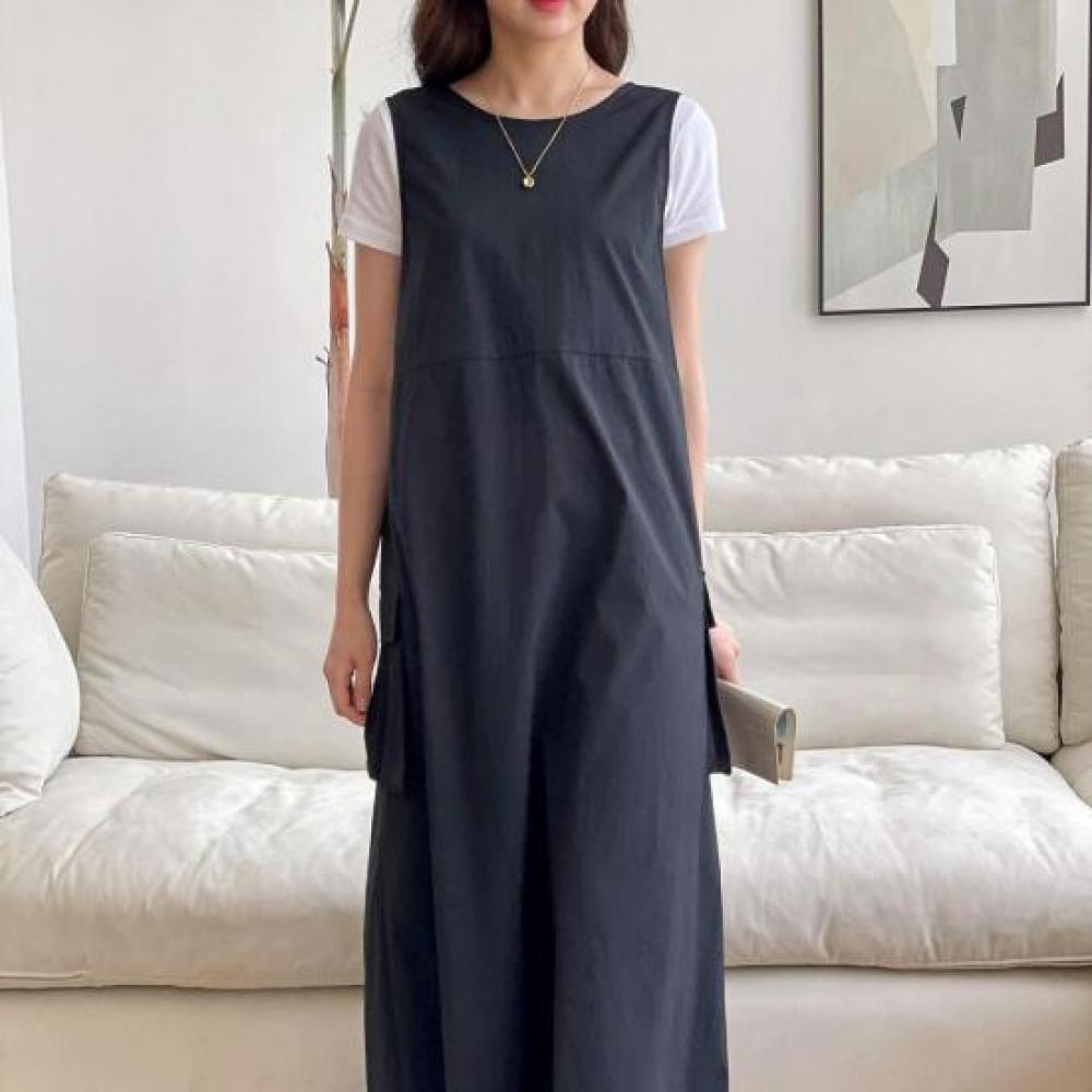 New ArrivalS Open Run Znat Nylon SleeveleSS Women S Summer dreSS