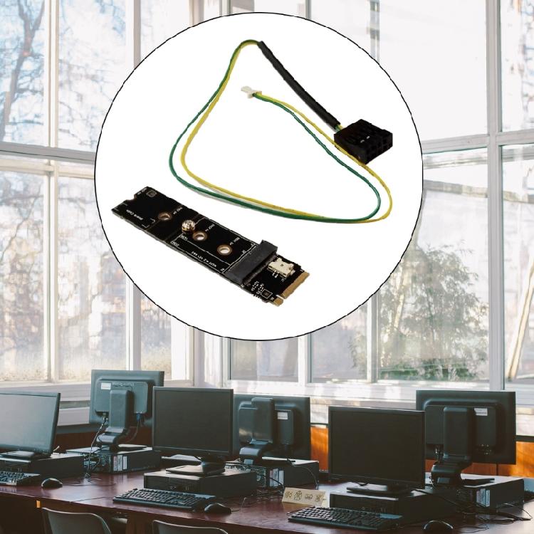 M.2 SSD-Karte M.2 A E-Key auf M.2 M-Key-Karte NVME Bluetooth-kompatible WiFi-Karte