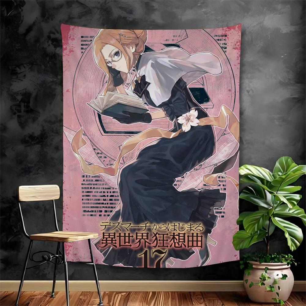 Death March To The Parallel World Rhapsody Hanging Bohemian Tapestry Bohemian Wall Tapestries Mandala Kawaii Room Decor 74x94cm(29x37in)