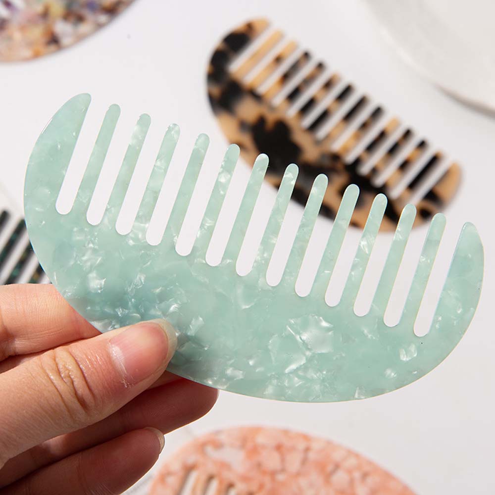Fashion Acetate Hair Combs Tortoise Shell Hairdressing Comb Hair Styling Tool Hair Cutting Brush