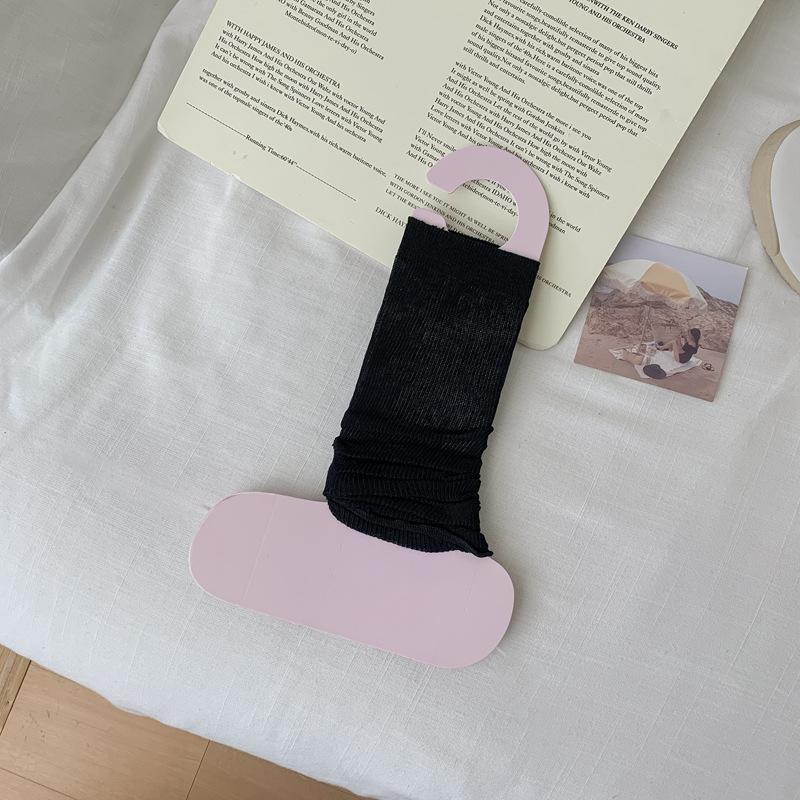 Leg Warmers Women Summer Mesh Thin Breathable Loose Long Socks Sweet Girls Leg Warmers Lolita Kawaii Cute Ruffle Socks Stockings