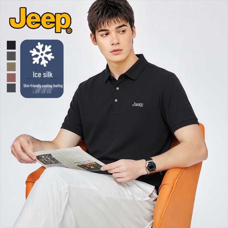 JEEP Men s Cooling Ice Silk Polo Shirt XL