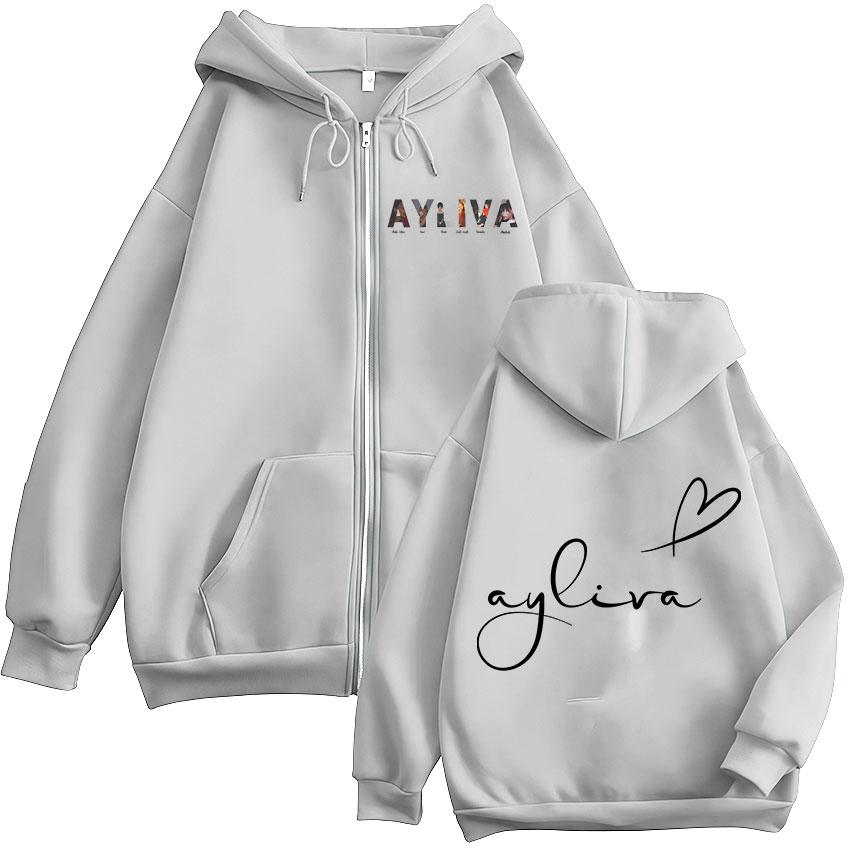 

Die Ayliva Tour Graphic Zip Up Hoodie Men Women Vintage Oversized Clothing Sweatshirt Hip Hop Fleece Coats Pullover Hooded 3XL