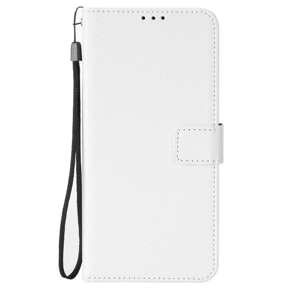 For Motorola Moto G35 5G Case PU Leather Diamond Texture Wallet Phone Cover