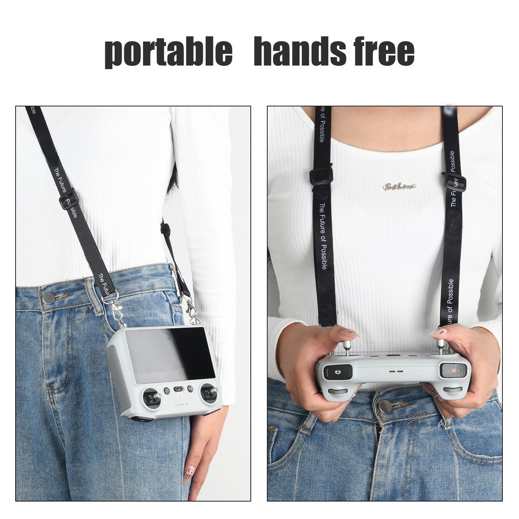 For DJI RC Strap Mini 4/mini 3 Pro Neck Lanyard With Screws Air 3 Remote Controller Pope for DJI RC 2 Accessories