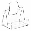Acrylic Brochure Display Stand Stable Triangular Support Countertop OpenFrame