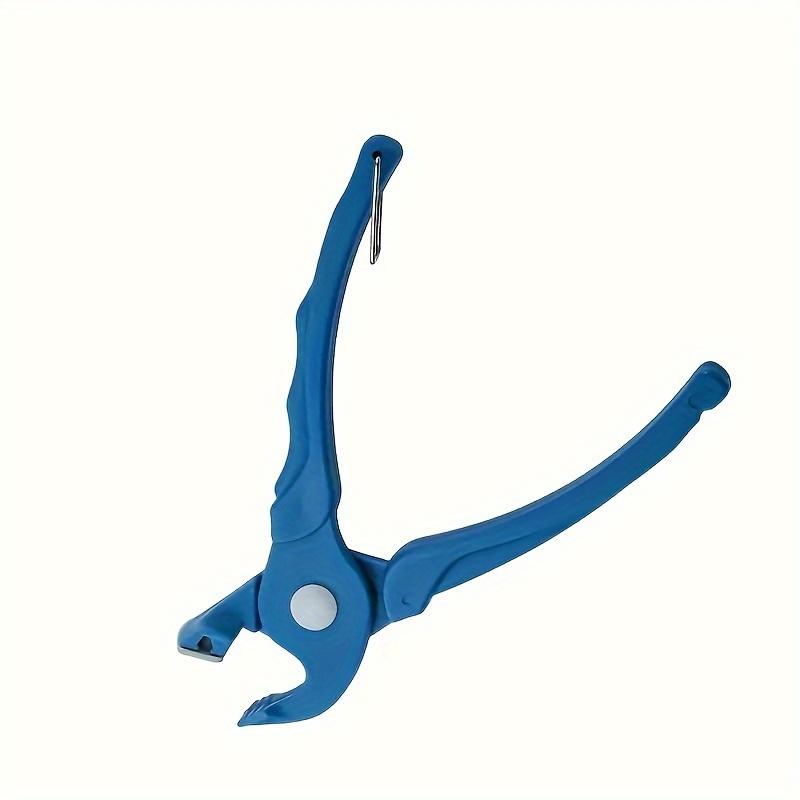 

1 шт., противоожоговый, нескользящий, силиконовый зажим для миски, ресторана, кухонного подноса, артефакт, тарелка, сковорода, паровая посуда, зажим для подноса, вытяжка, пластик синий