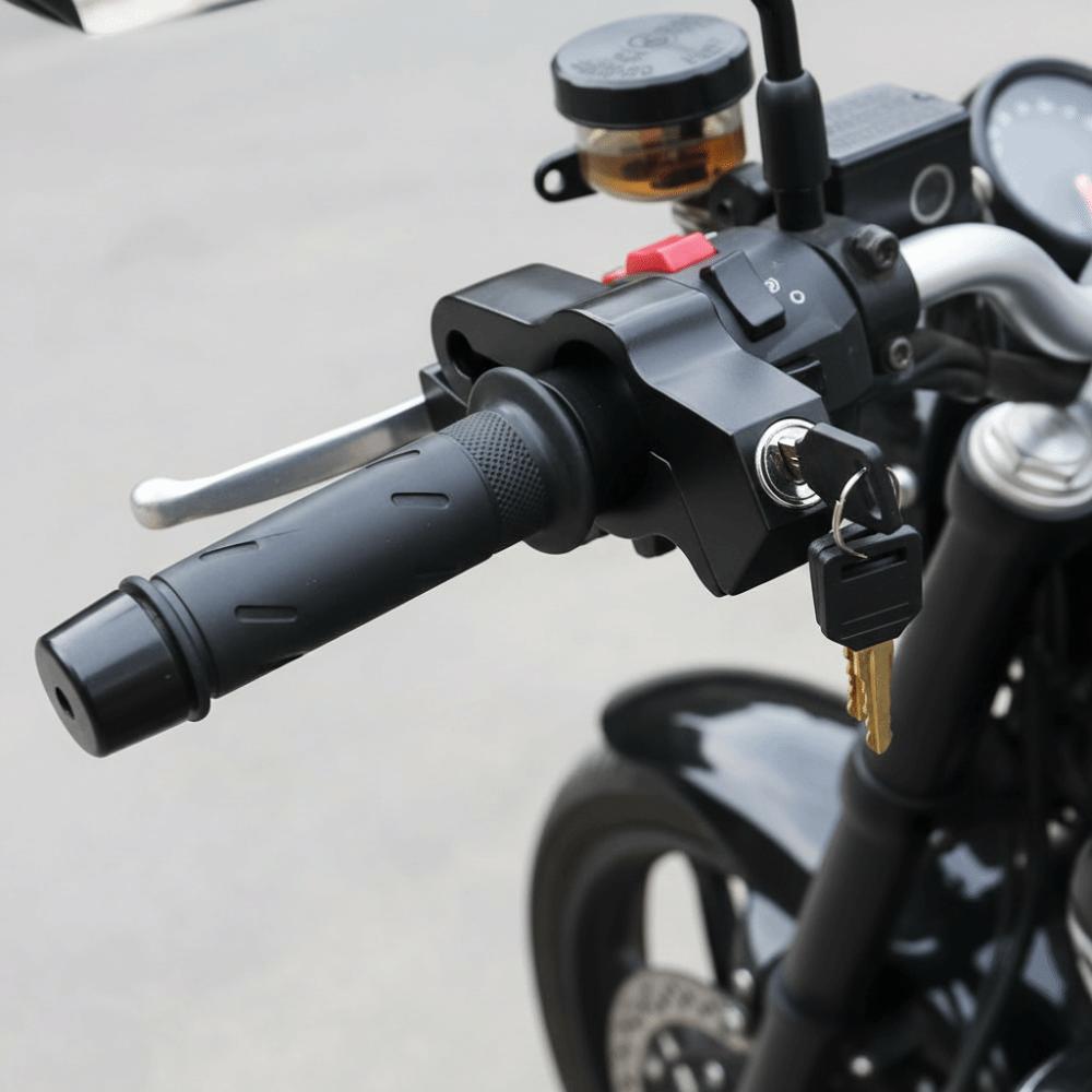 Heavy-Duty Motorcycle Lock Portable Handlebar Brake Lock Anti-Theft Handlebar Lock  Bicycles
