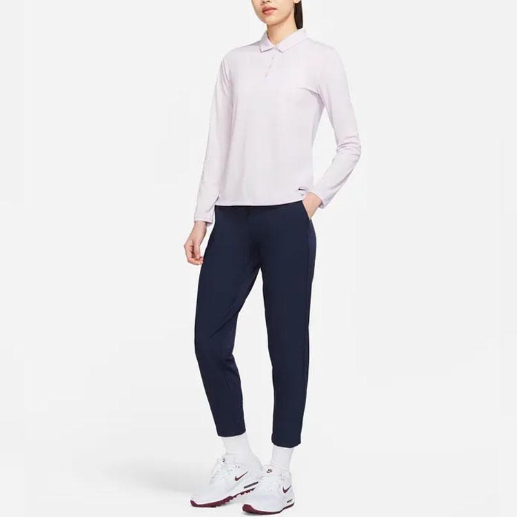 Nike Dri-FIT Solid Quick-Dry Tapered Cropped Pants Women Bottoms Black DO6786-451