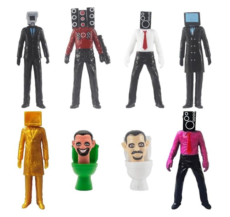 Набор фигурок Скибиди Туалет Skibidi Toilets фигурки детские игрушки 8 шт 6-11 см