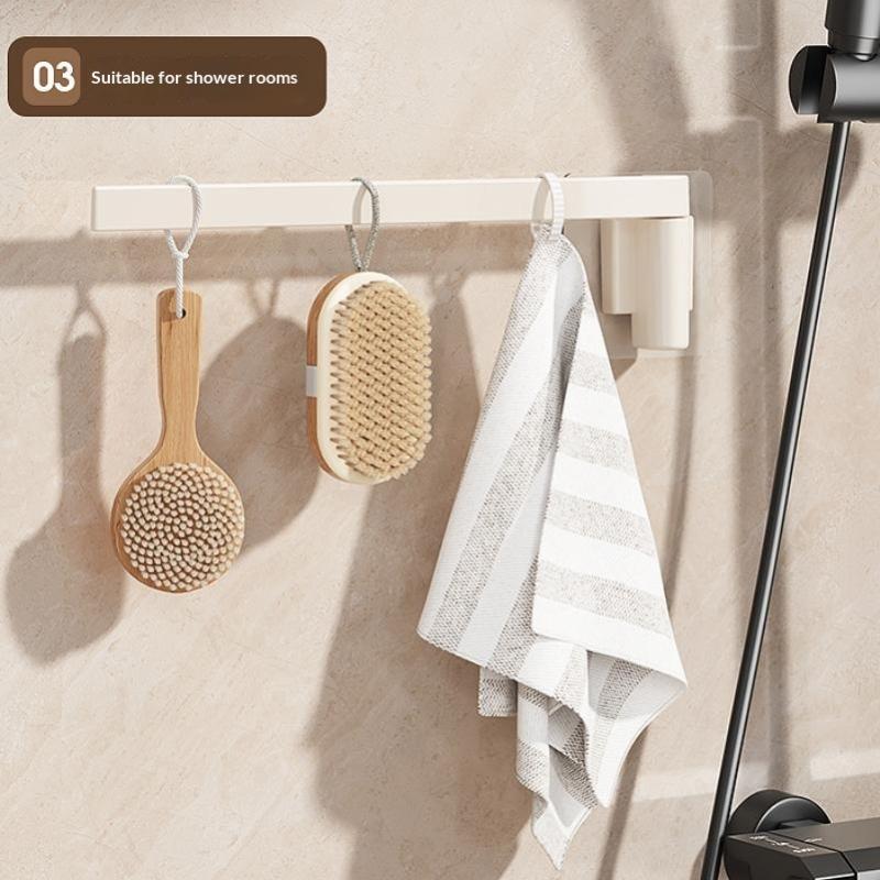 Wall-Mounted Rotating Kitchen Cloth Organizer-Multi-Functional Drainage Rack,Space-Saving Storage Holder For Dishcloths & Towels