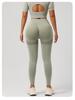 Seamless European-American Yoga Set: Women's Short Sleeve Top & High Waist Hip-Lifting Long Pants
